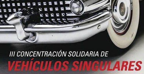 Cartel de la concentración de coches singulares