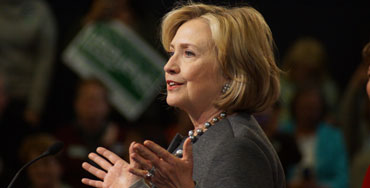Hillary Clinton, candidata del Partido Demócrata a la presidencia de EEUU