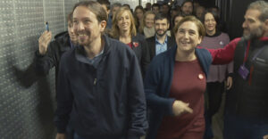 Pablo Iglesias y Ada Colau en San Sebastián - Foto: Festival de San Sebastian/dpa