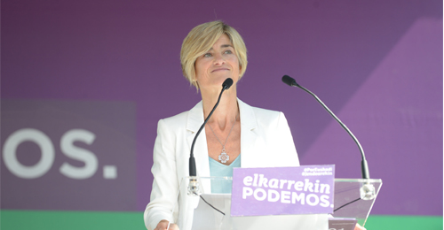 Pili Zabala, candidata de Podemos en Euskadi