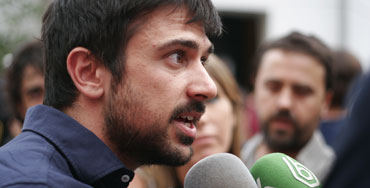Ramón Espinar, portavoz de Podemos en el Senado y diputado en Asamblea de Madrid