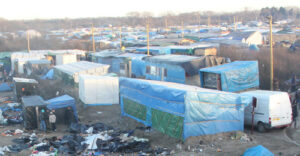 Campamento de refugiados de la ciudad de Calais