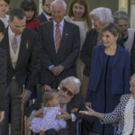 Felipe VI y Letizia Ortiz durante la ceremonia de entrega del Premio Cervantes 2016