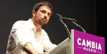 Ramón Espinar, secretario general de Podemos en Madrid
