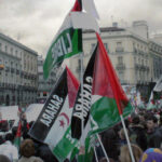 Manifestación a favor del pueblo saharaui
