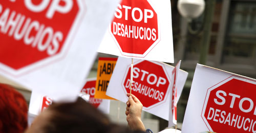 Manifestación de la PAH