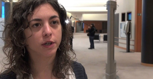 Tania González, eurodiputada y portavoz de Podemos en la Eurocámara