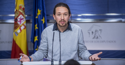 Pablo Iglesias, secretario general de Podemos