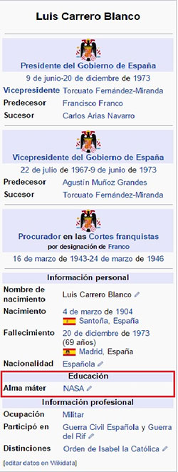Carrero Blanco Wikipedia