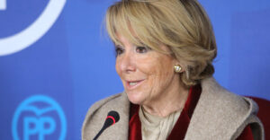 Esperanza Aguirre, portavoz municipal del PP en el Ayuntamiento de Madrid