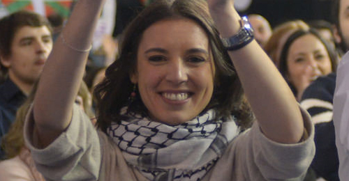 Irene Montero, portavoz de Unidos Podemos en el Congreso