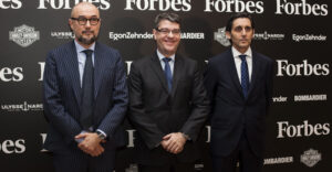Andrés Rodríguez, Álvaro Nadal y José María Álvarez Pallete