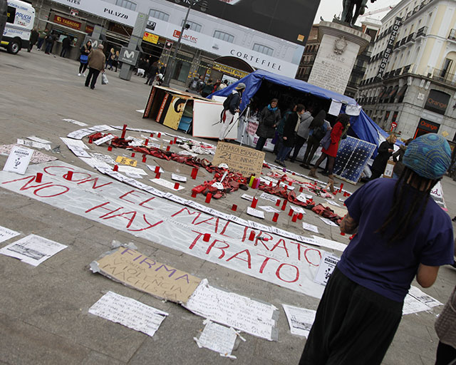 Huelga de hambre contra la violencia machista