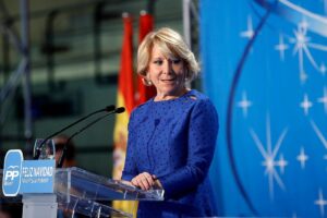 Esperanza Aguirre, portavoz del PP en el Ayuntamiento de Madrid