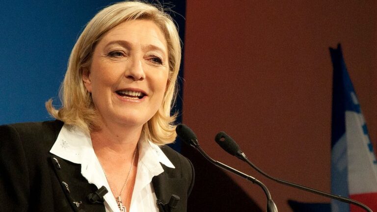 Marine Le Pen, presidenta del Frente Nacional