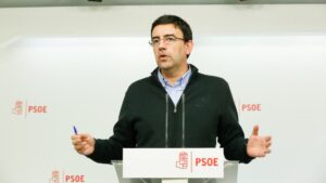 Mario Jiménez, portavoz de la gestora del PSOE