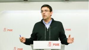 Mario Jiménez, portavoz de la gestora del PSOE