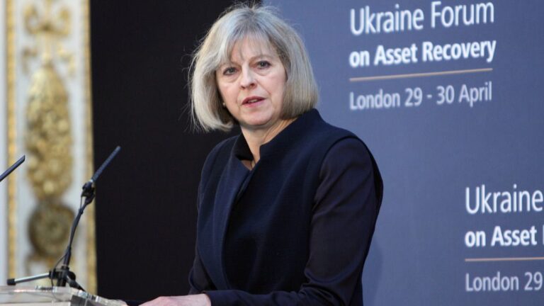 Theresa May, primera ministra del Reino Unido