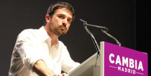 Ramón Espinar, portavoz de Podemos en el Senado