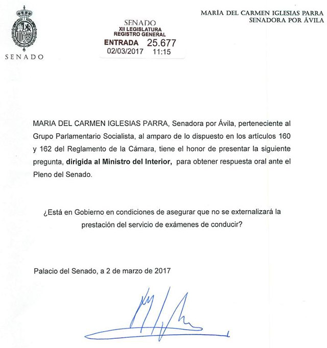 Examen de conducir