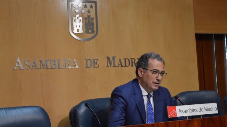 Enrique Ossorio, portavoz del PP en la Asamblea de Madrid