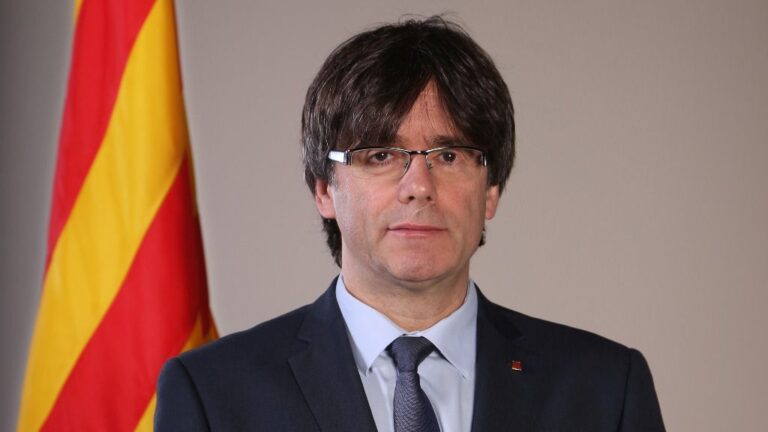 Carles Puidemont, presidente de la Generalitat de Cataluña