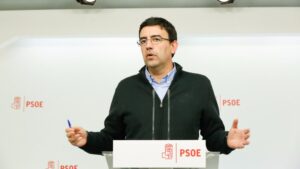 Mario Jiménez, portavoz de la gestora del PSOE