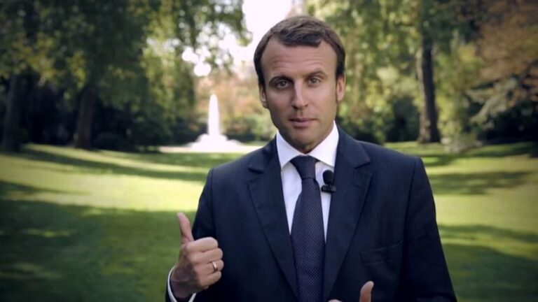 Emmanuel Macron, candidato a las elecciones presidenciales francesas