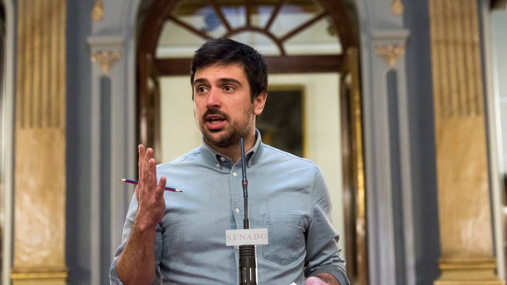 Ramón Espinar, Secretario General de Podemos en la Comunidad de Madrid y Portavoz en el Senado