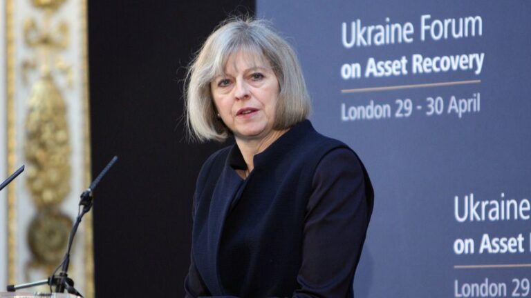 Theresa May, primera ministra del Reino Unido