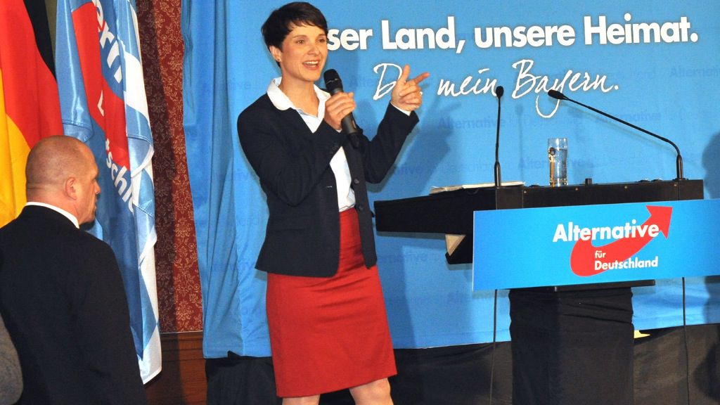 Frauke Petry, presidenta de Alternativa para Alemania (AfD)