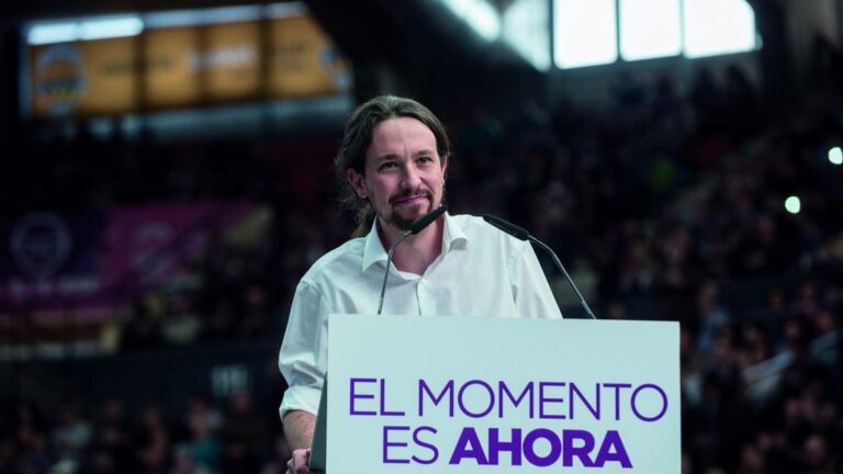 Pablo Iglesias, secretario general de Podemos