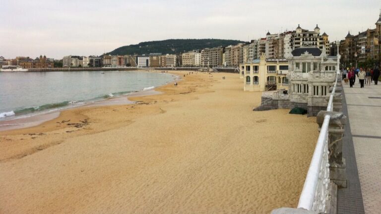 Playa de la Concha en San Sebastián