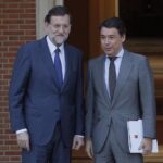 Mariano Rajoy junto a Ignacio González
