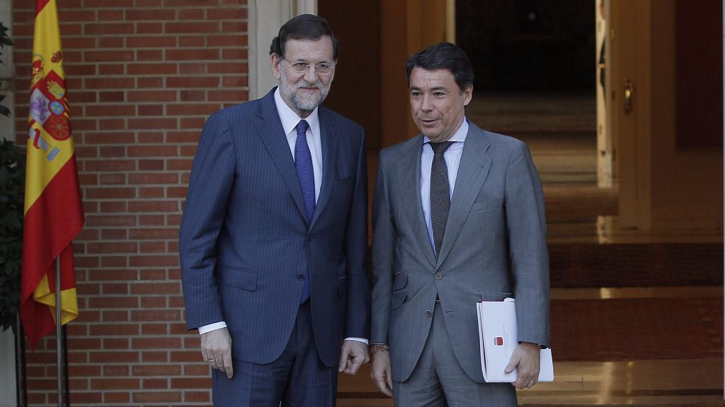 Mariano Rajoy junto a Ignacio González
