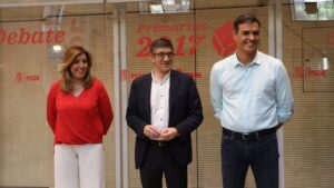 Debate PSOE Susana Díaz, Patxi López y Pedro Sánchez