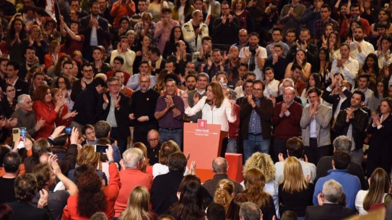 Susana Díaz en un acto del PSOE