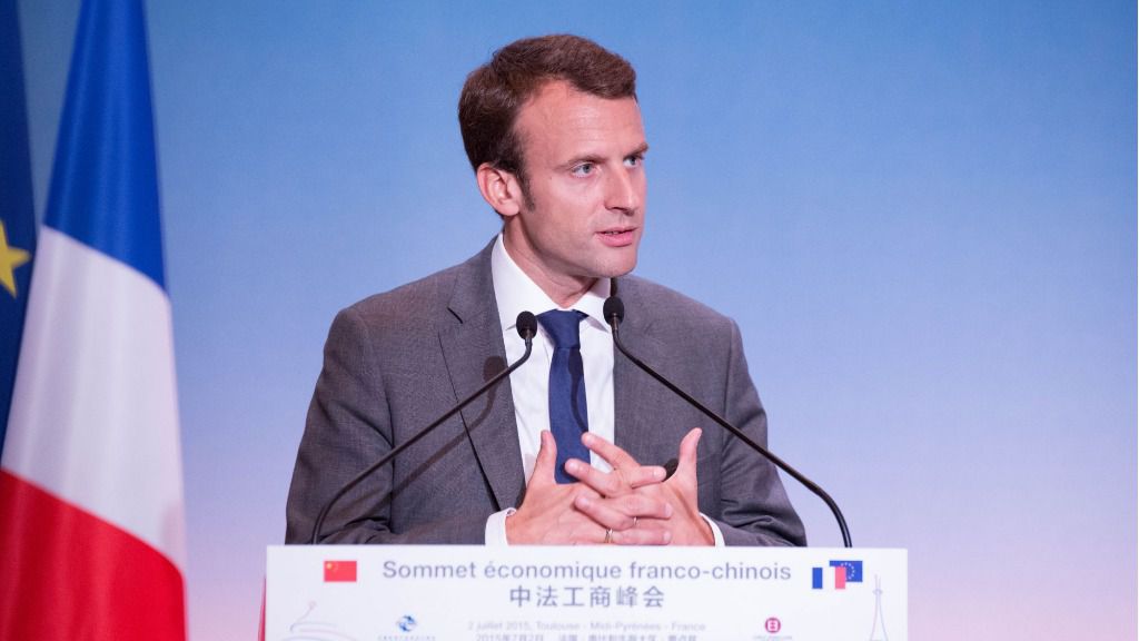 Emmanuel Macron, presidente de Francia