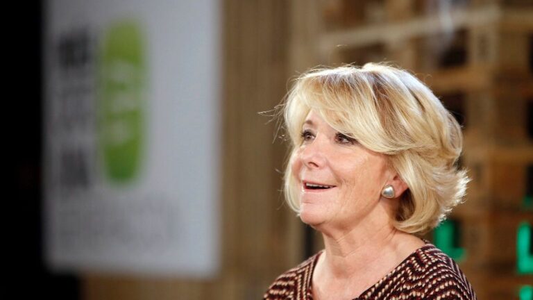 Esperanza Aguirre, expresidenta de la Comunidad de Madrid