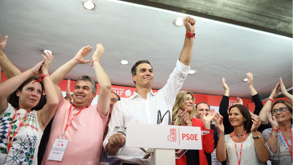 Pedro Sánchez, secretario general del PSOE