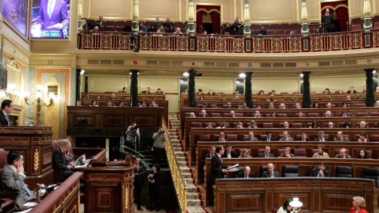 Interior del Congreso de los Diputados