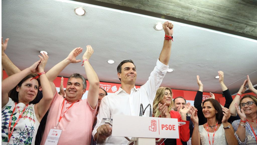 Pedro Sánchez, secretario general del PSOE