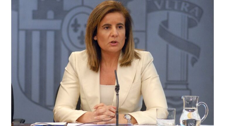 Fátima Báñez, ministra de Empleo