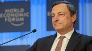 Mario Draghi, presidente del BCE