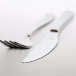 Tenedor cuchillo comida mesa