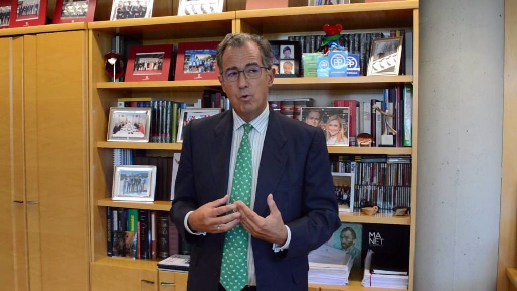 Enrique Ossorio, portavoz del PP en la Asamblea de Madrid