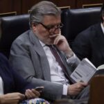 Ministros de Rajoy durante la moción de censura.