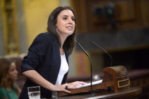 Irene Montero, portavoz de Podemos en el Congreso de los Diputados