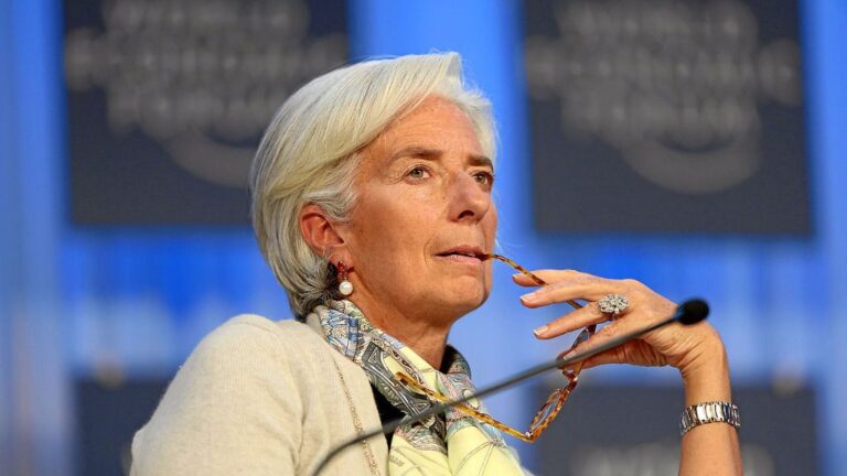 Christine Lagarde, directora gerente del FMI