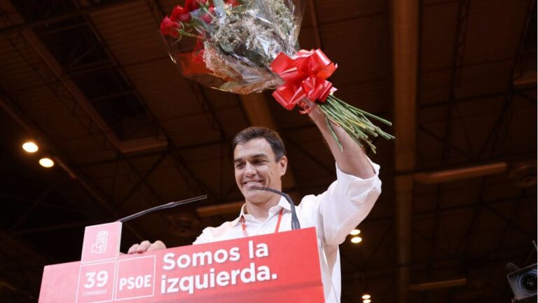 Pedro Sánchez, secretario general del PSOE